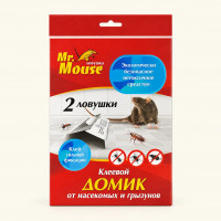 Клеевые листы от мышей Mr.Mouse (Мистер Маус) 2шт/упак